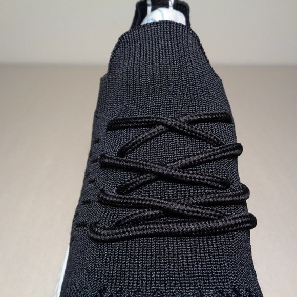 Danskin Size 8 M FREE Black Knit Lace Up Sneakers New Women's Shoes - Picture 7 of 16